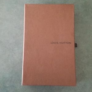 Louis Vuitton Box Gift Box empty Drawer 8.5" x 5.5" Brown